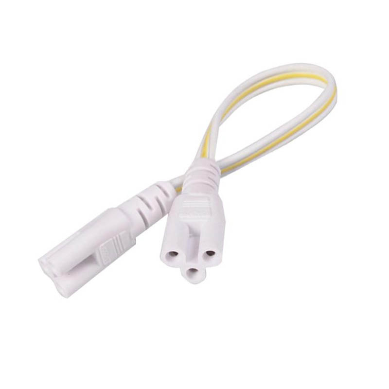 T5 T8 ống Led đầu nối dây điện 20cm 30cm 50cm 100cm đèn Led Cáp nối 2 chân 3 chân ba pha hai đầu
