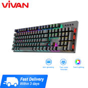 Vivan HP GK100F Mechanical Gaming Keyboard, Blue Switch, Backlit