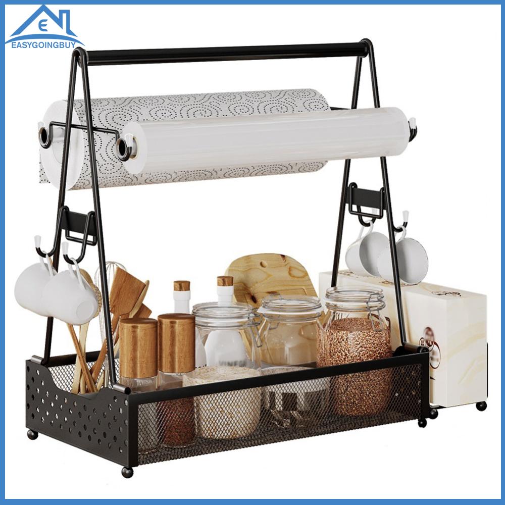 Grill Caddy with Paper Towel BBQ Utensil Caddy Grill Caddy & Plate Holder for Griddle Grilling Tool RV Patio Camper Must ราคา 695 บาท*ส่งฟรี