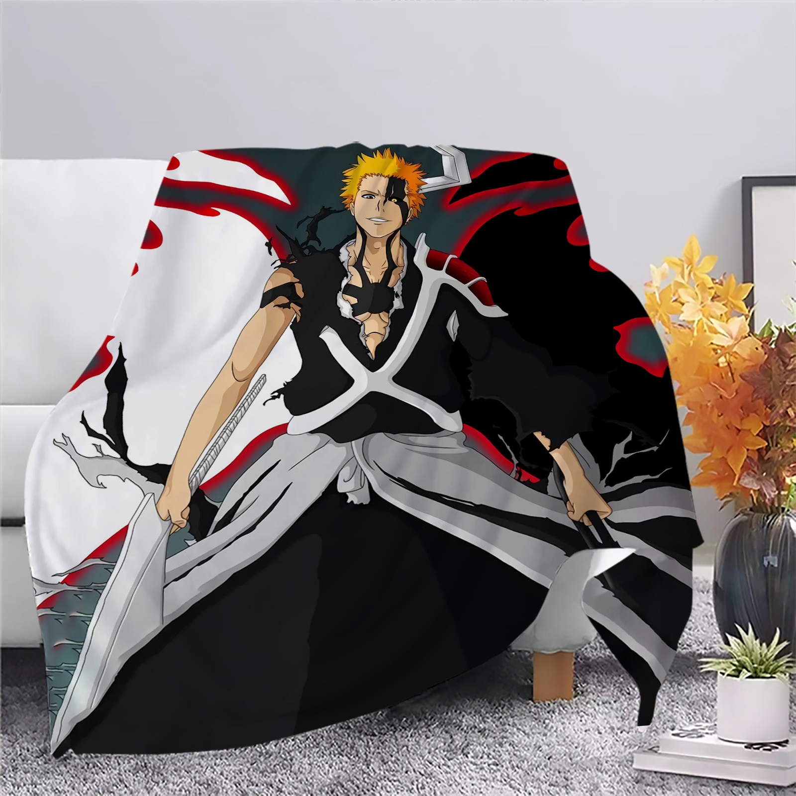 SHIYAO- Naruto - Design Bed Blanket Anime Blanket, Anime Bedding, Naruto  Blanket for Kids and Adults - Walmart.com