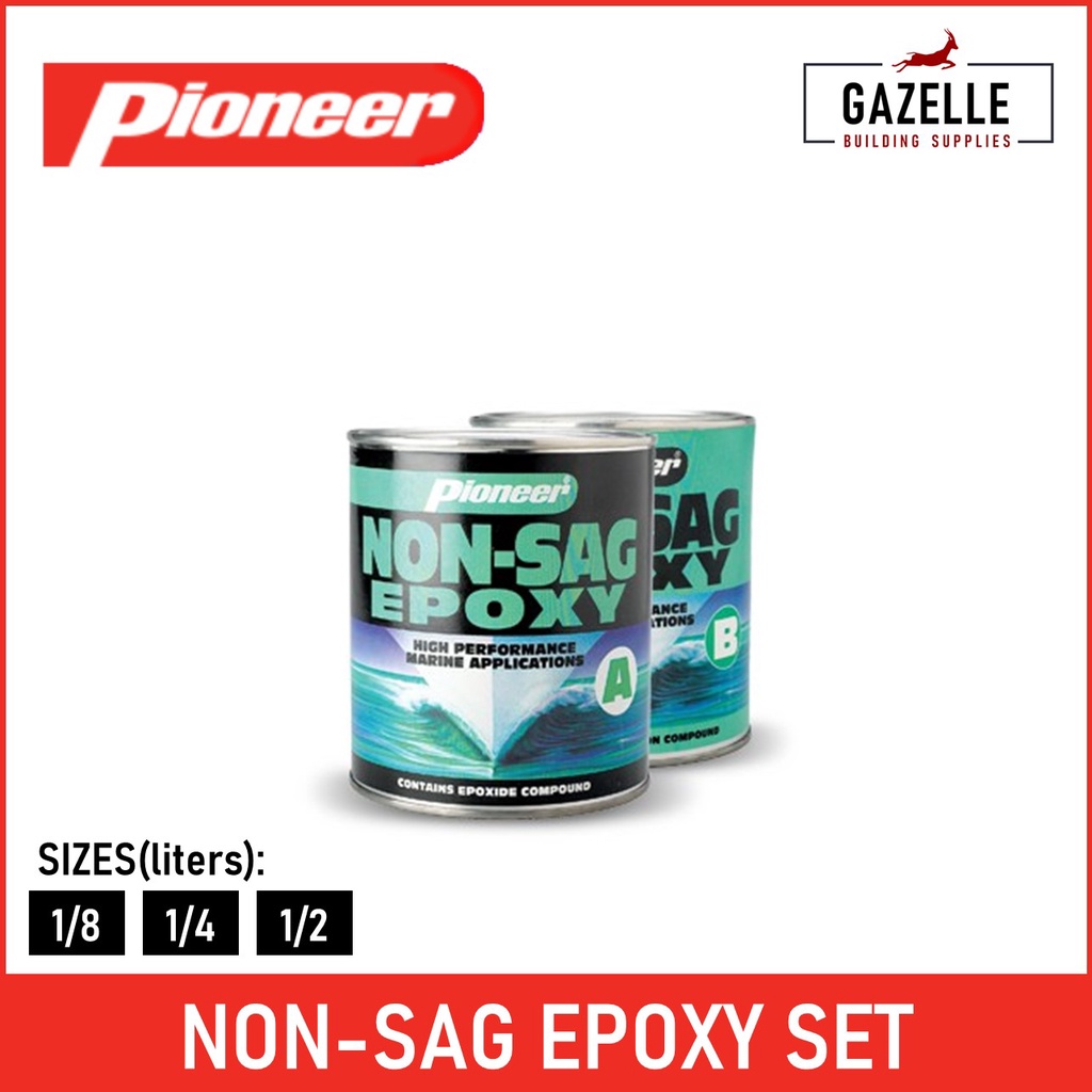 PIONEER NON-SAG Marine Epoxy - 1/8L / 1/4L / 1/2L