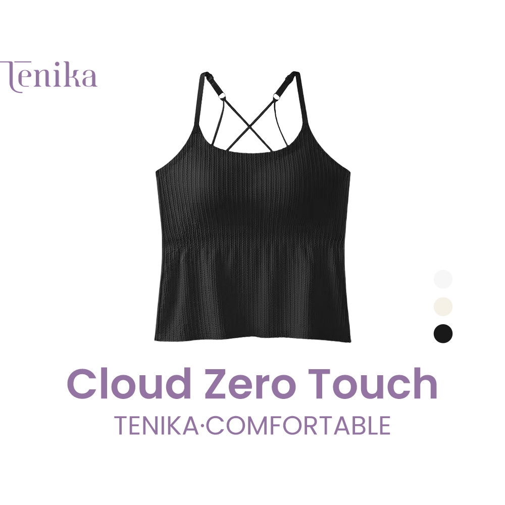 TENIKA Women'S Tank Top With Soft Sponge Thin Comfortable Breathable Sweat Absorption -011 ราคา 365 บาท*ส่งฟรี