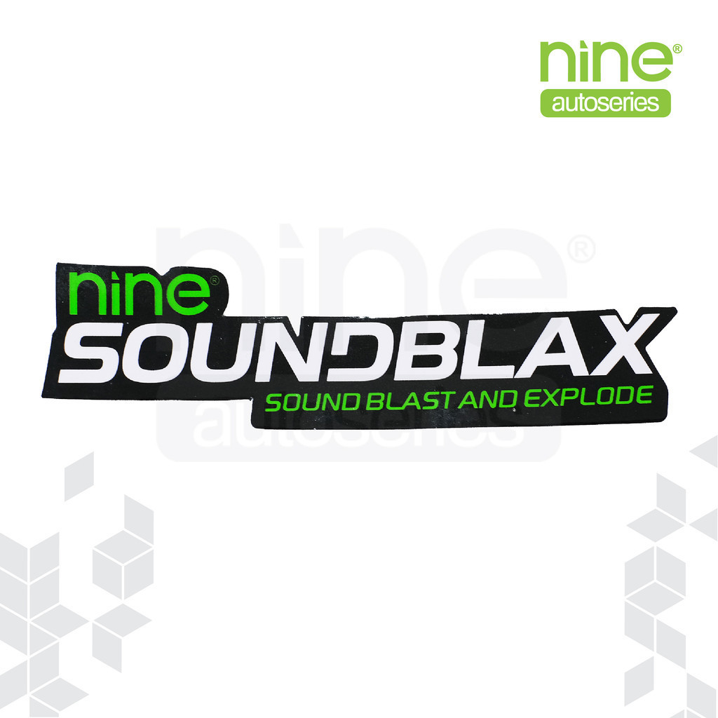 SOUNDBLAX Stiker Nine Merchandise - NINE AUTOSERIES Harga 2,900 rupiah*Gratis Ongkir