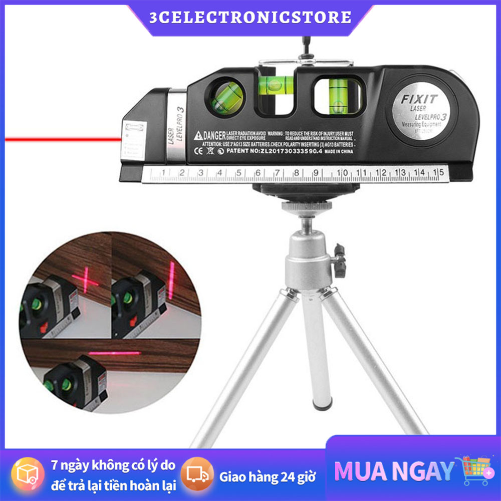 [FREESHIP🎁]Thước đo khoảng cách bằng laser cầm tay Thước laser lấy chuẩn mực cân bằng dọc ngang vuông góc