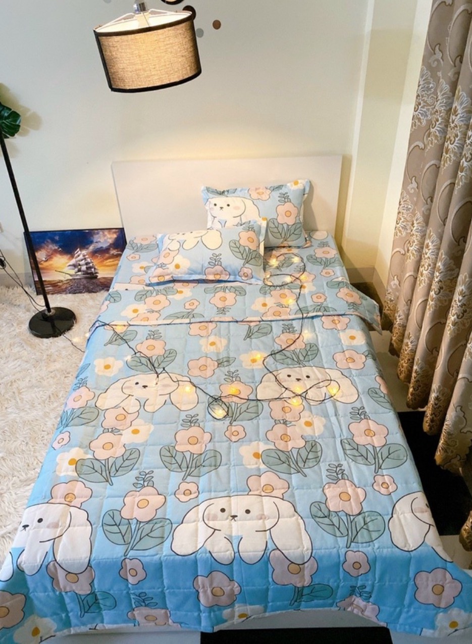 Mền Mùa Hè - Mền Mỏng Cotton Mùa Hè - Chăn Văn Phòng - Chăn  Cotton Hè trần Bông - Mền Hè Thu Trần B