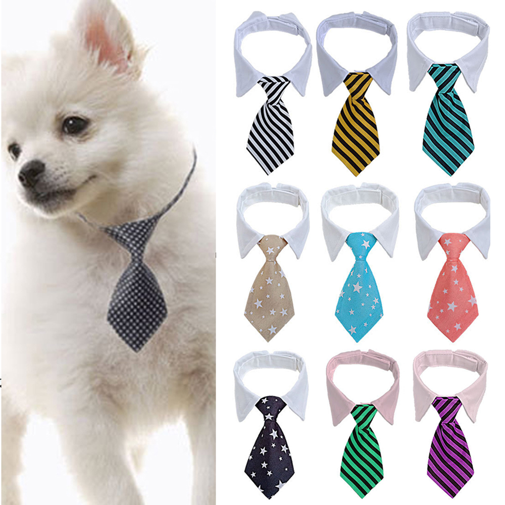 SCHOOLING GRIN68IN6 Medium Large Dogs Cats Tuxedo Striped Bow Tie Dog