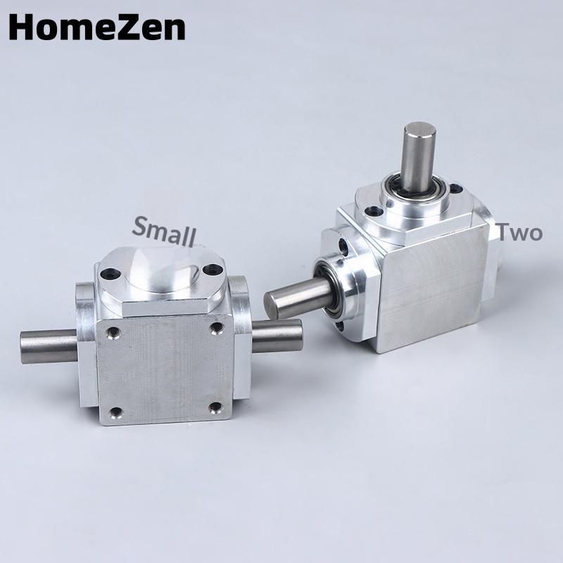 HomeZen Hộp số truyền động 1:1 8mm 20t cổ góp góc bên phải xoắn ốc bánh răng côn giảm hộp số