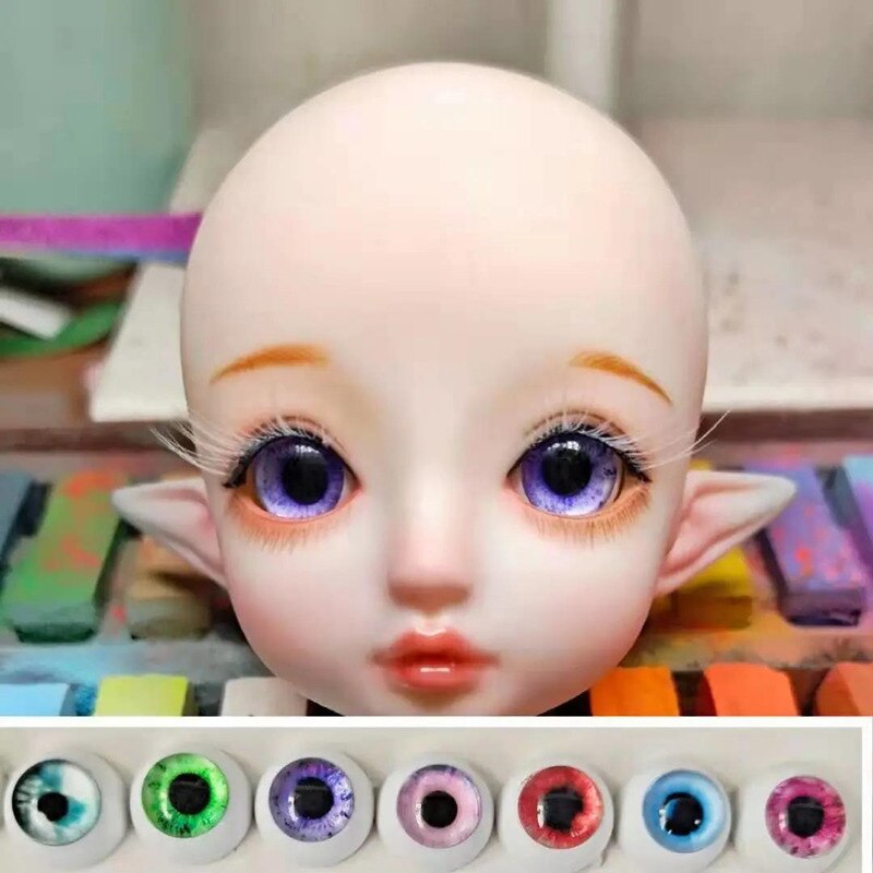 Acrylic Doll s Eyes Diameter 12Mm 14Mm 18Mm Purple Red Eyes For 1 6 1 4