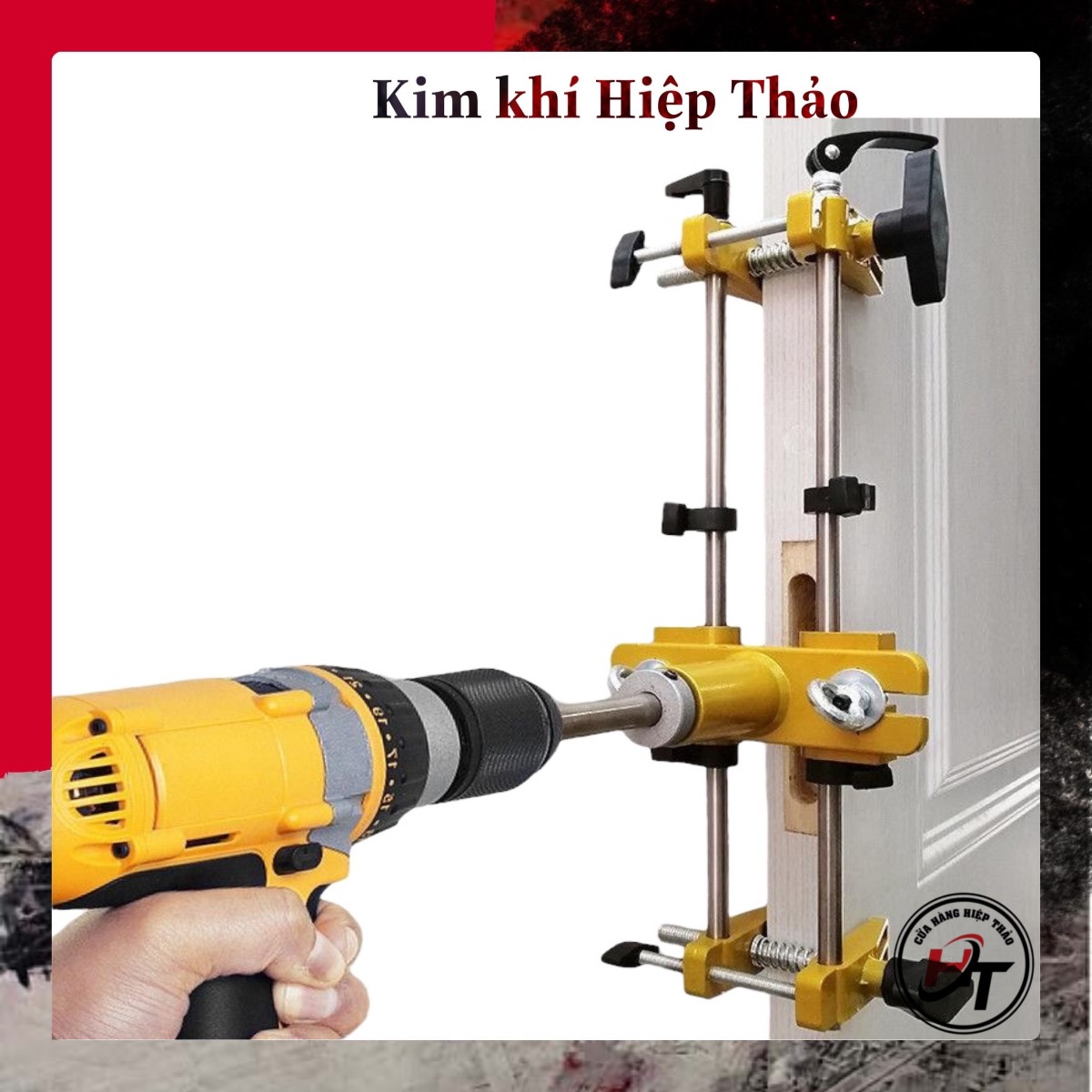 Bộ cữ khoan khóa cửa gỗ cữ đục ổ khóa BCKKC