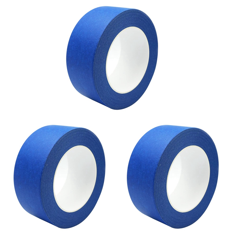 (BGIC) Blue Painters Tape 2 Inch Blue Painters Masking Tape Painter'S Tape Bulk for Multi- Produce Lines Residue-Free