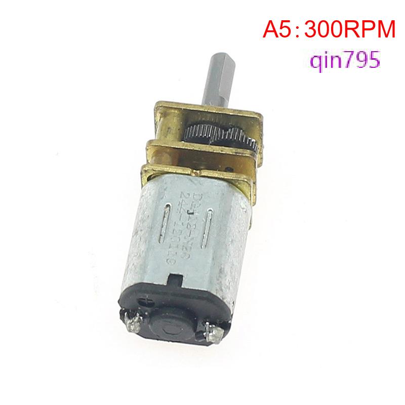 qin795 Micro N20 Bánh Động Cơ Tốc Độ Chậm Kim Loại Hộp Số Giảm Tốc Động Cơ Điện Tự Làm Đồ Chơi - 6