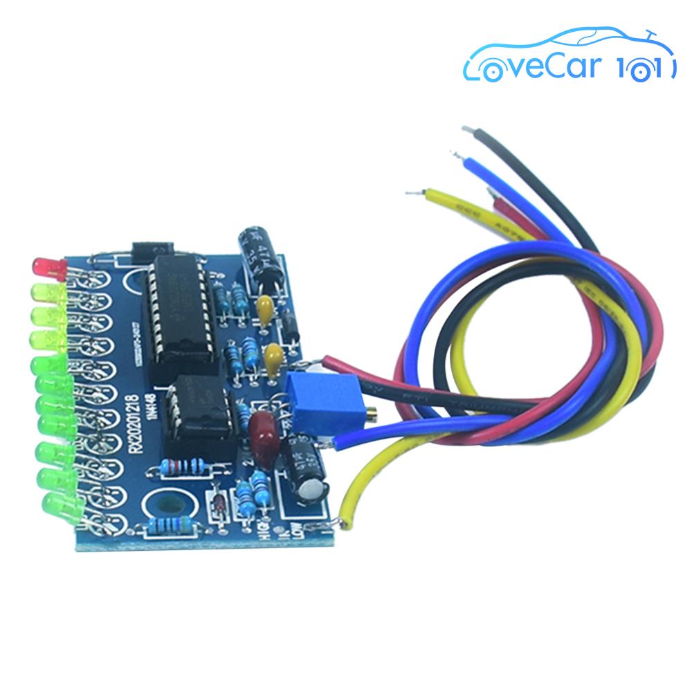 LM3915 10 LED Electronic Audio Indicator Suite Sound Audio Spectrum Analyzer Electoronics Amplifier Kit - ยี่ห้อ UEB ราคา 261 บาท*ส่งฟรี