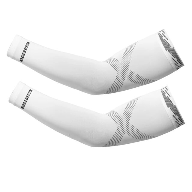 Rockbros Đi Xe Đạp Kem Chống Nắng Chống Uv Bao cánh tay lụa băng Vải Bóng Rổ Ngoài Trời Bóng Chuyền Tay Áo Thể Dục Thể Thao băng giữ ấm cánh tay