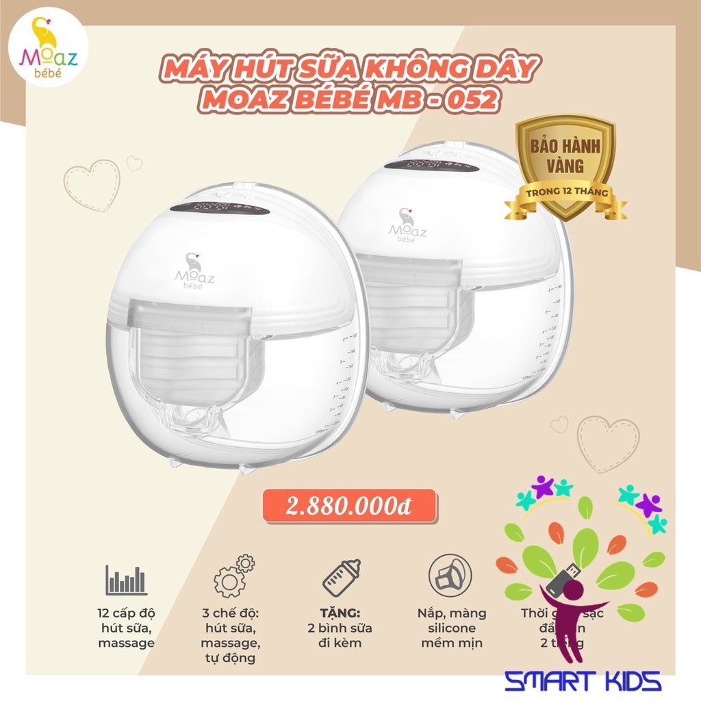 Máy hút sữa không dây moaz bebe mb-052