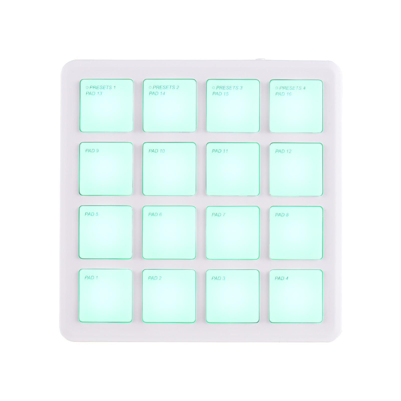 M-vave Bộ điều khiển MIDI Pad 16 vận tốc nhạy cảm đèn nền RGB Pads Bàn phím MIDI máy BT kết nối xách