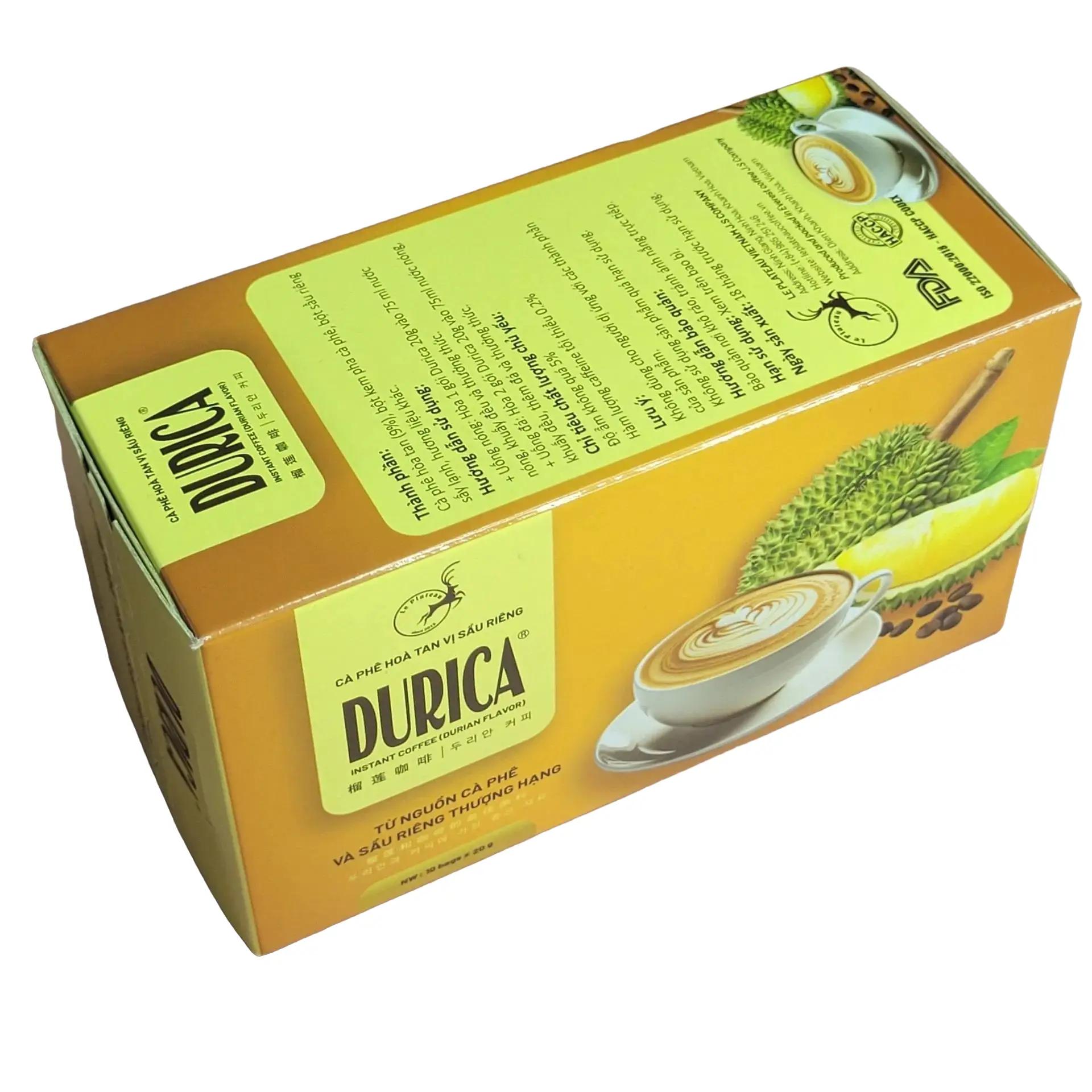 Durica soluble coffee low fat organic low sugar coffee