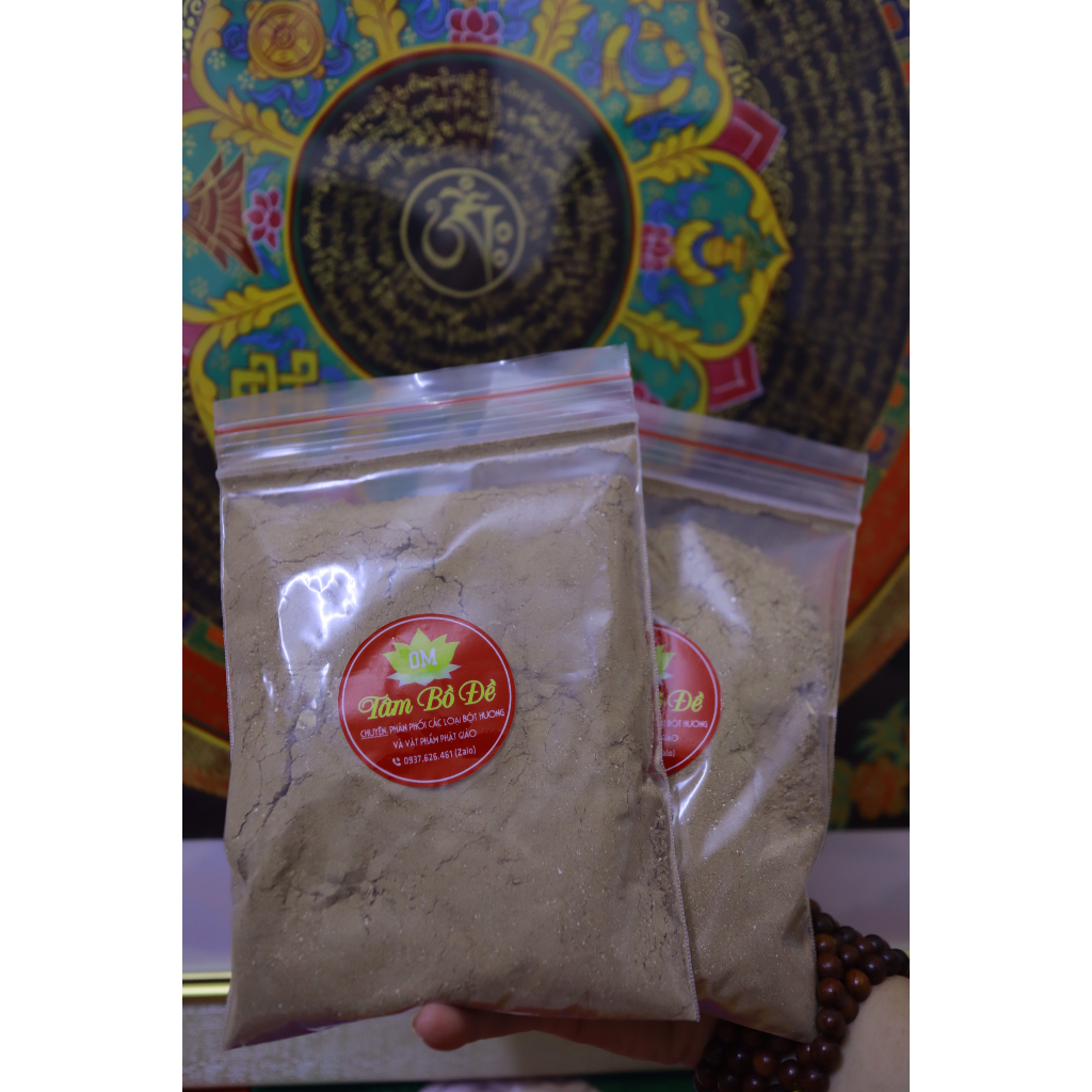 Bột chiên đàn ấn độ tâm bồ đề 100g