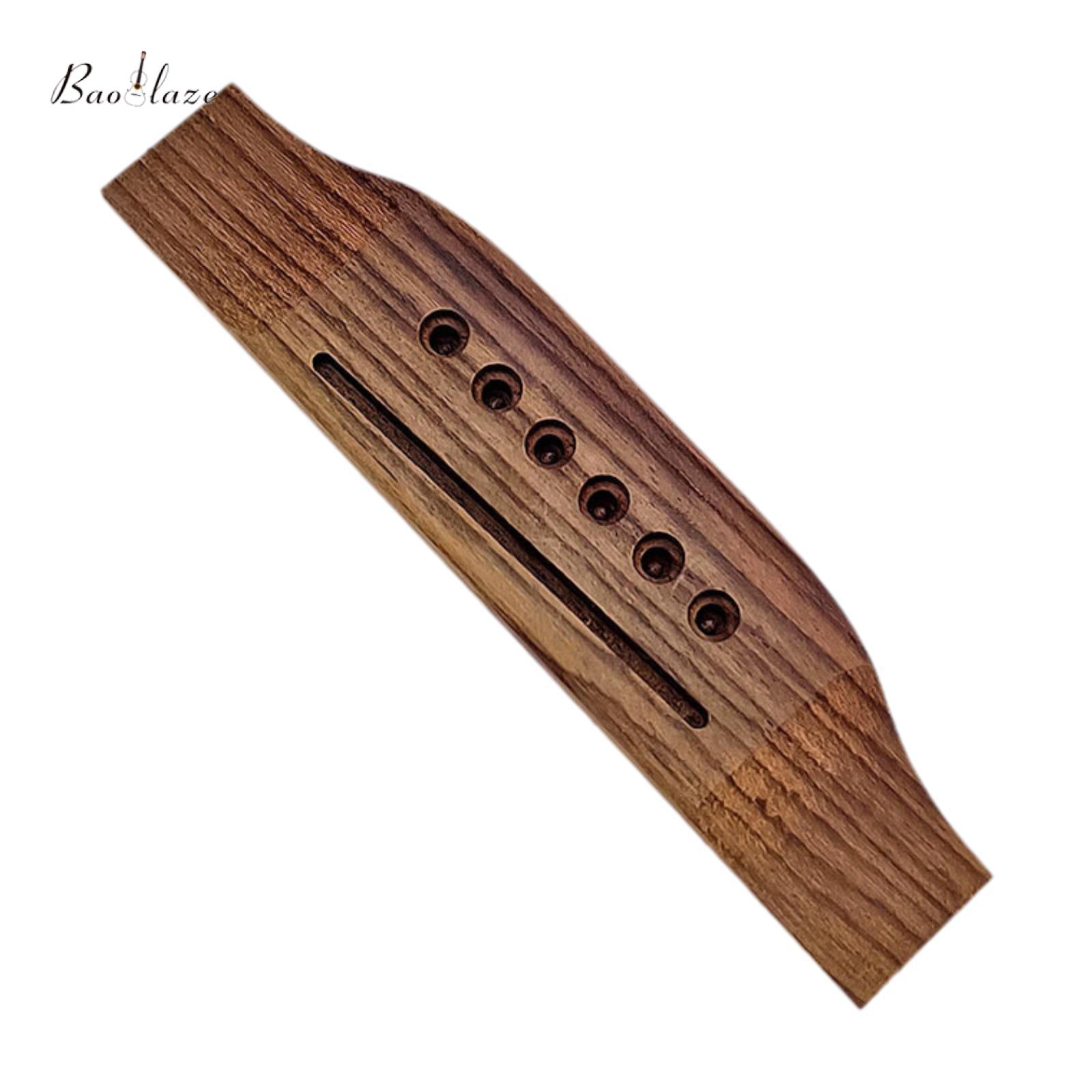 Baoblaze Acoustic Guitar Wooden Bridge Guitar Saddle Slotted Guitar Sound Quality ราคา 3,792 บาท*ส่งฟรี