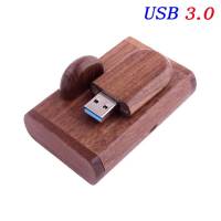 JASTER Red Wood USB 3.0 Flash Drives 128GB Free Custom Logo Memory Stick 64GB Wooden Box Pendrive 32GB Photography Gift USB Stick 16GB Laser Engraving U Disk 8GB Beautiful External Storage 4GB Portable Storage Devices Carbonized Bamboo