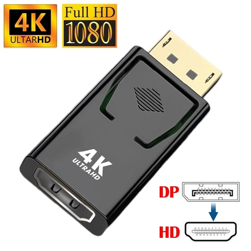 4K 1080P Mini hiển thị cho HDMI Tương Thích Bộ chuyển đổi OTG Hỗ Trợ DP đực Để HDM1 Nữ Bộ chuyển đổi cho máy tính TV thông minh Chuyển Đổi