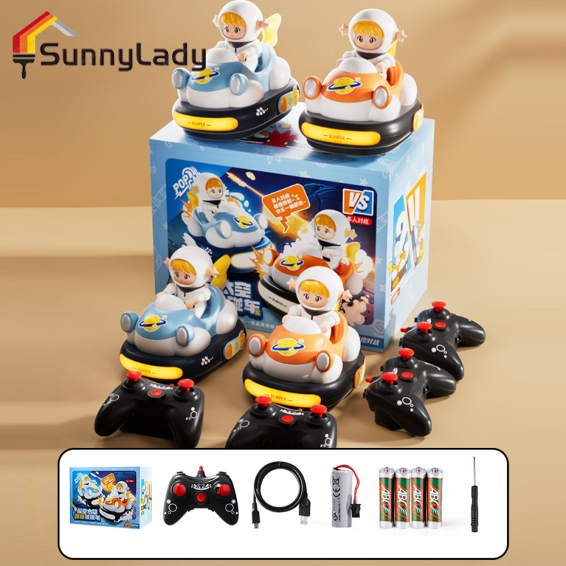 Kids Remote Control Bumper Car Toy Cartoon RC Battle Drifting Kart Race Car With Light Sound For Boys Girls ราคา 753 บาท*ส่งฟรี