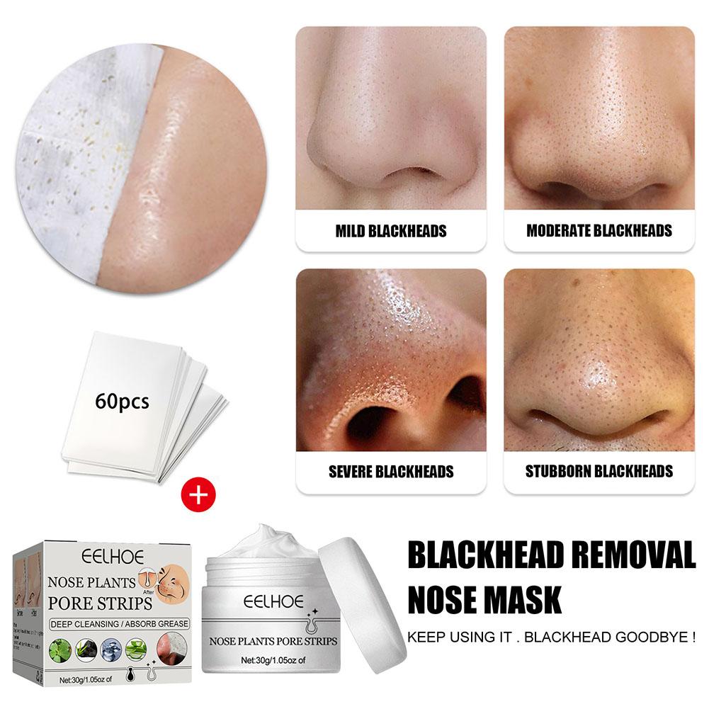 Blackhead Remover Nose Strips 60psc Paper Tearable Mask Skin Nasal