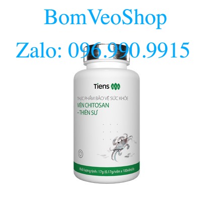 Viên chitosan thiên sư tiens 100 viên - kb da nô giá tốt hơn