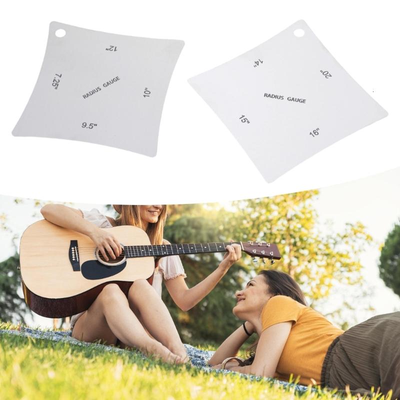 Thiết lập của 2/4 thực tế Cổ Đàn ghi ta bán kính Cai Trị đảm bảo hoàn hảo Ngữ Điệu và chơi Comfort thép texyure cho guitar