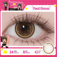 คอนแทคเลนส์สายตา UYAAI x FRESHLADY Choco Jump series คอนแทคเลนส์สี 14.0mm~14.5mm Midnight คอนแทคเลนส์รายเดือน