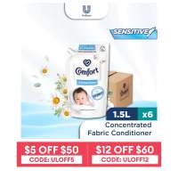 [Bundle of 6] Comfort Ultra Pure Concentrated Softener Refill 1.5L
