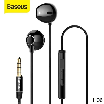 Baseus Encok H06 Wired 3.5mm In-Ear Earphone Earpiece Headset Headphone Volume Control Mic