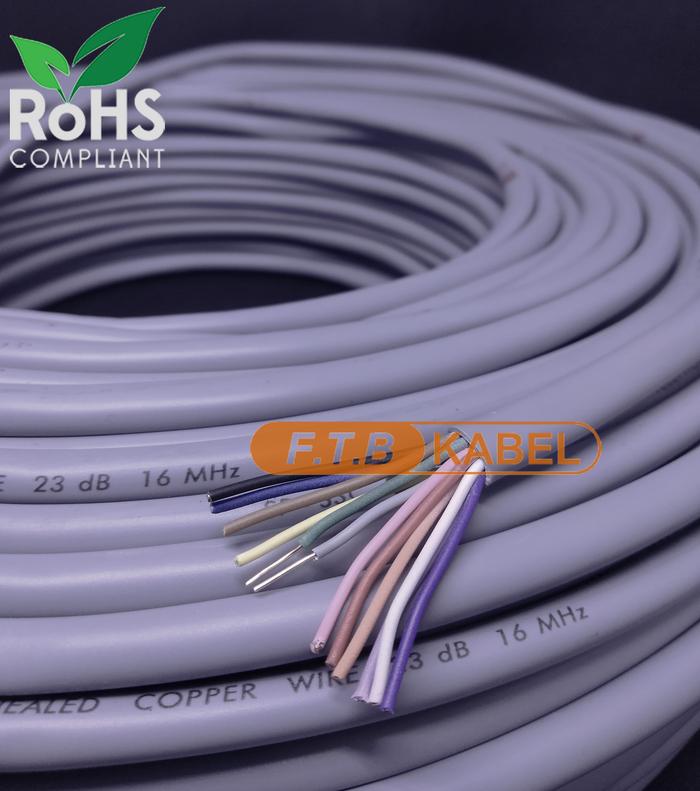 FTB RVV KABEL TELFON INTERKOM 12X0.6MM 100M ( 12X0.6 12X0,6 12X0,6MM ) Harga 416,200 rupiah*Gratis Ongkir