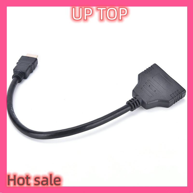 Up Top Hot Sale Cổng HDMI 1080P Mới Đầu Đực thành 2 đầu cái 1 trong 2 đầu