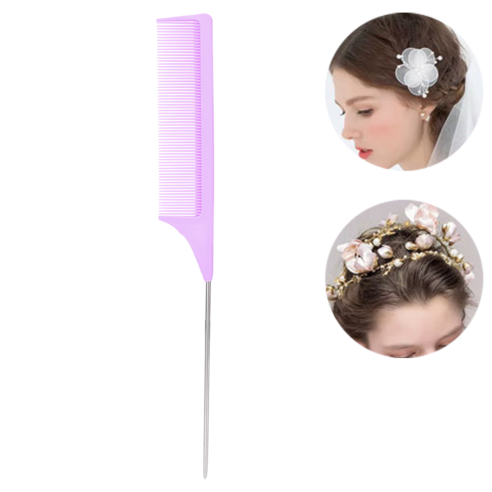 Lược đuôi chuột Lược chải tóc tốt cho nhà tạo mẫu tóc để làm tóc