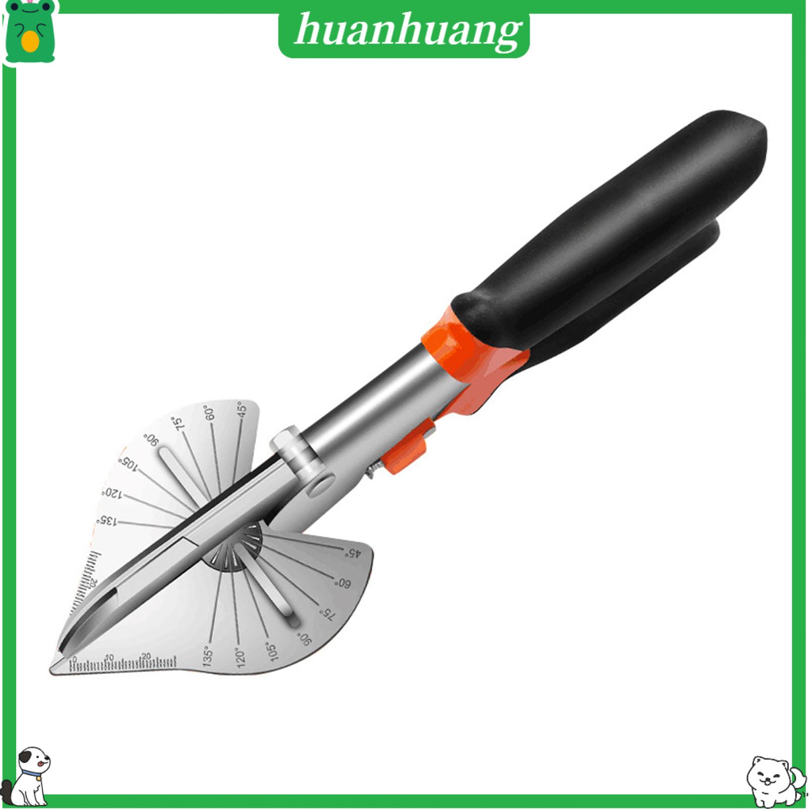 Huanhuang khóa an toàn kéo Trunking kéo đa chức năng Trunking miter Shears với khóa an toàn Ergonomic thiết kế cho chính xác góc cắt lý tưởng dụng cụ cầm tay cho Miếng cắt theo khuôn