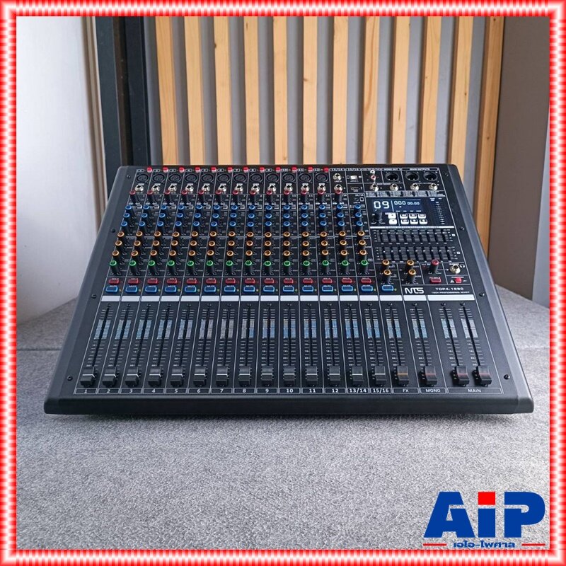 NTS TOP4-1680 POWERMIXER 4CH เอฟเฟคแท้ เพาเวอร์มิกเซอร์ มิกซ์NTS เครื่องเสียง เครื่องผสมสัญญาณเสียง เครื่องปรับแต่งเสียง MIX TOP4 1680 TOP41680 เอไอ-ไพศาล ราคา 14,590 บาท*ส่งฟรี