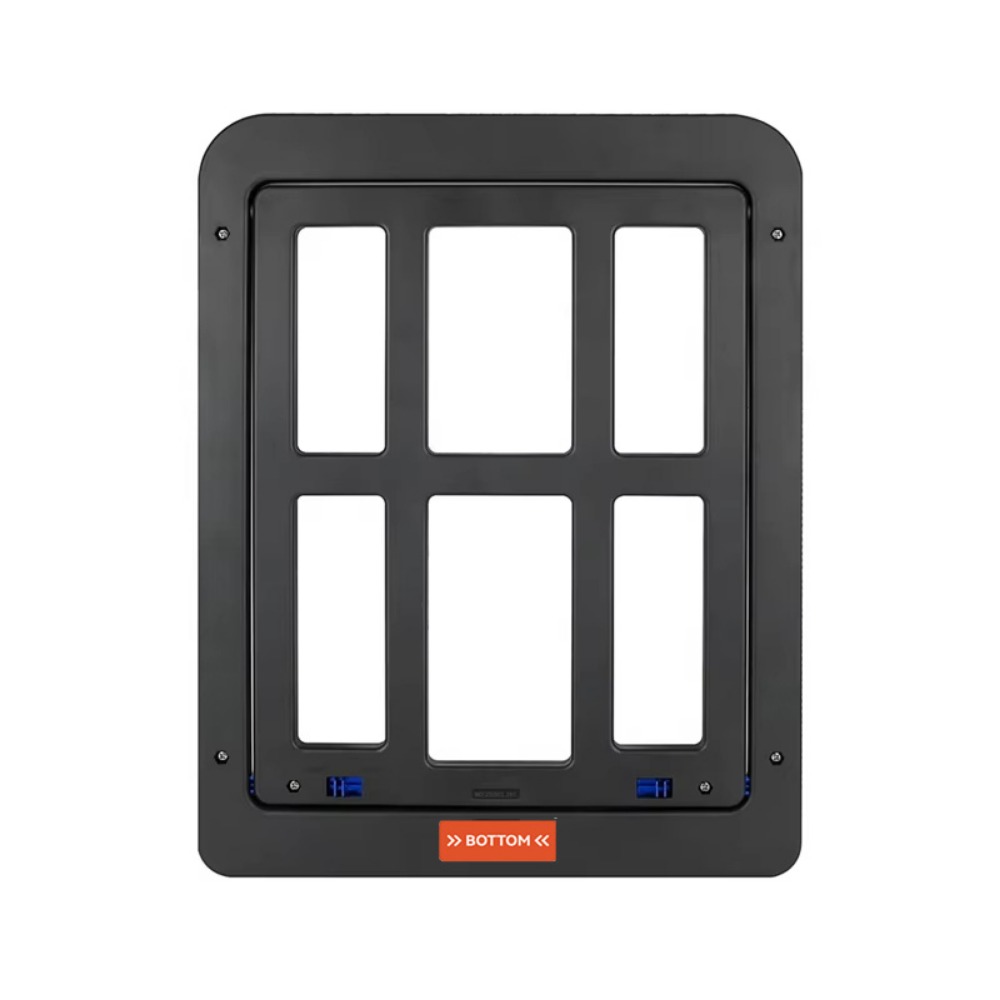 ZENDO12 Khóa 2 chiều Cửa lưới PET Đóng từ tính Nhập cảnh miễn phí Cổng cửa sổ mèo An toàn Có thể khóa Lỗ cửa mèo lưới Mèo lớn - 2