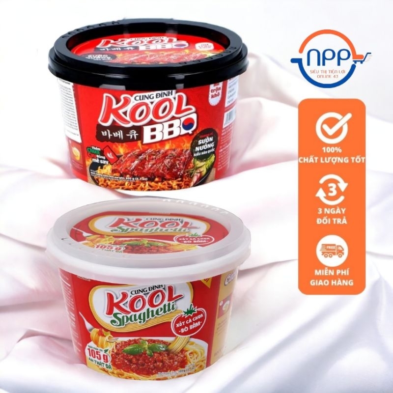 Mì Thố Cung Đình Kool Spaghetti, Kool BBQ Tô 105g