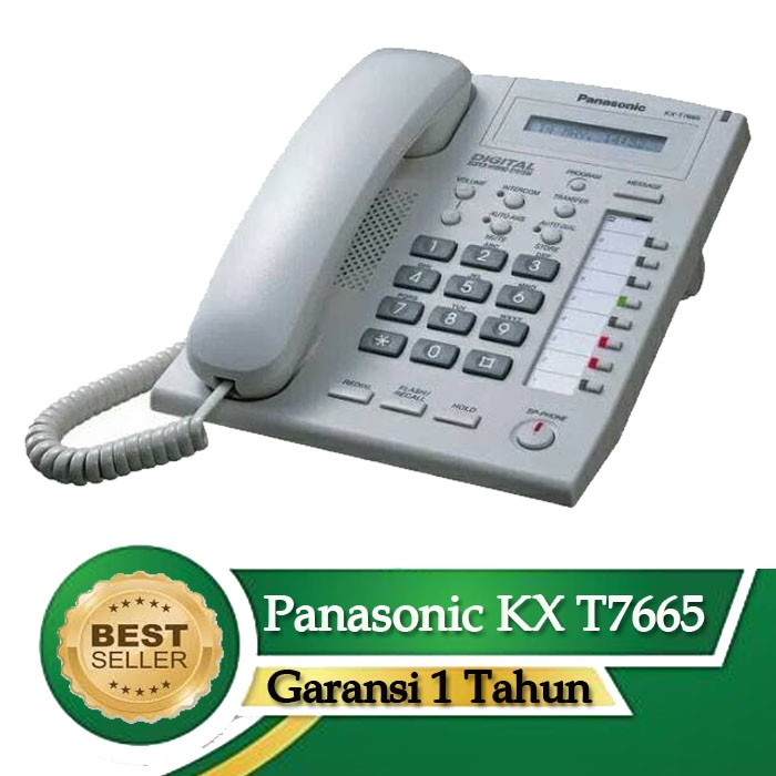 TELEPON PANASONIC KX-T7665 GARANSI 1 TAHUN Harga  1,139,000 Ringgit*Penghantaran Percuma