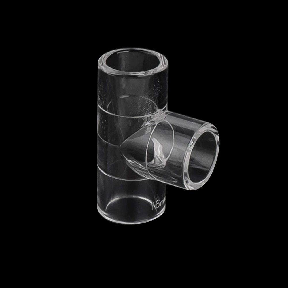 NQICZR 16 20mm Phụ kiện ống nhựa Acrylic Kính mica trong suốt Trong suốt Khớp nối vườn bể cá Chất lượng cao Khuỷu 90 độ Đầu cắm Phụ kiện bể nước bể cá - 9