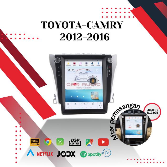 PROMO HEAD UNIT TESLA TOYOTA CAMRY 12.1INCH 2012-2016 - TOKO PERKAKAS001 Harga 15,770,000 rupiah*Gratis Ongkir