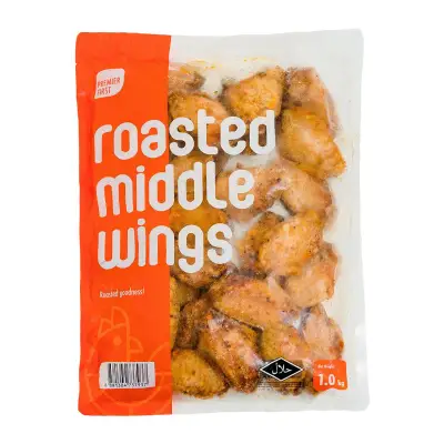 Premier First Roasted Chicken Middle Wings - Frozen
