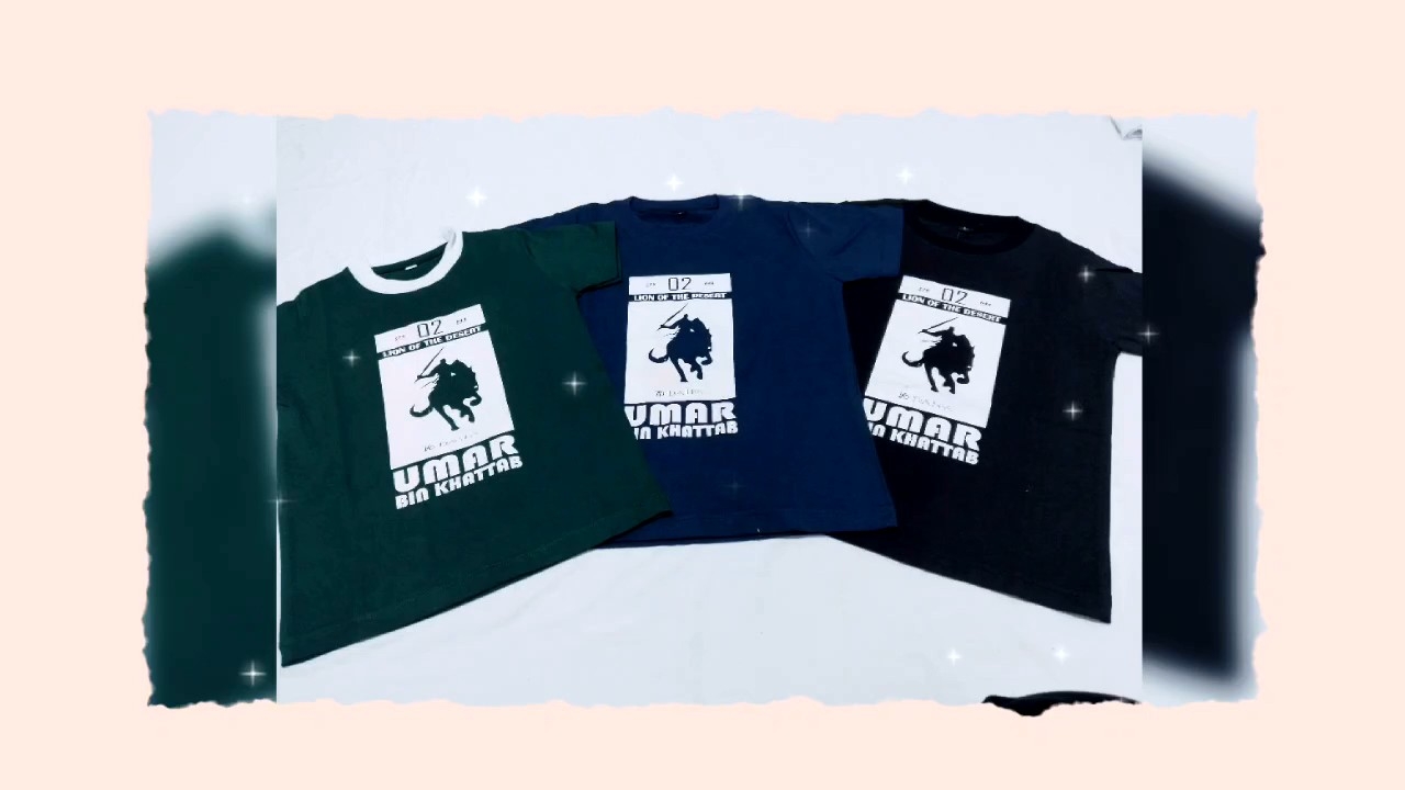 kaos anak series khalifah