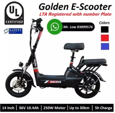 Golden Electric Scooter UL2272 PMD MaximalSG​