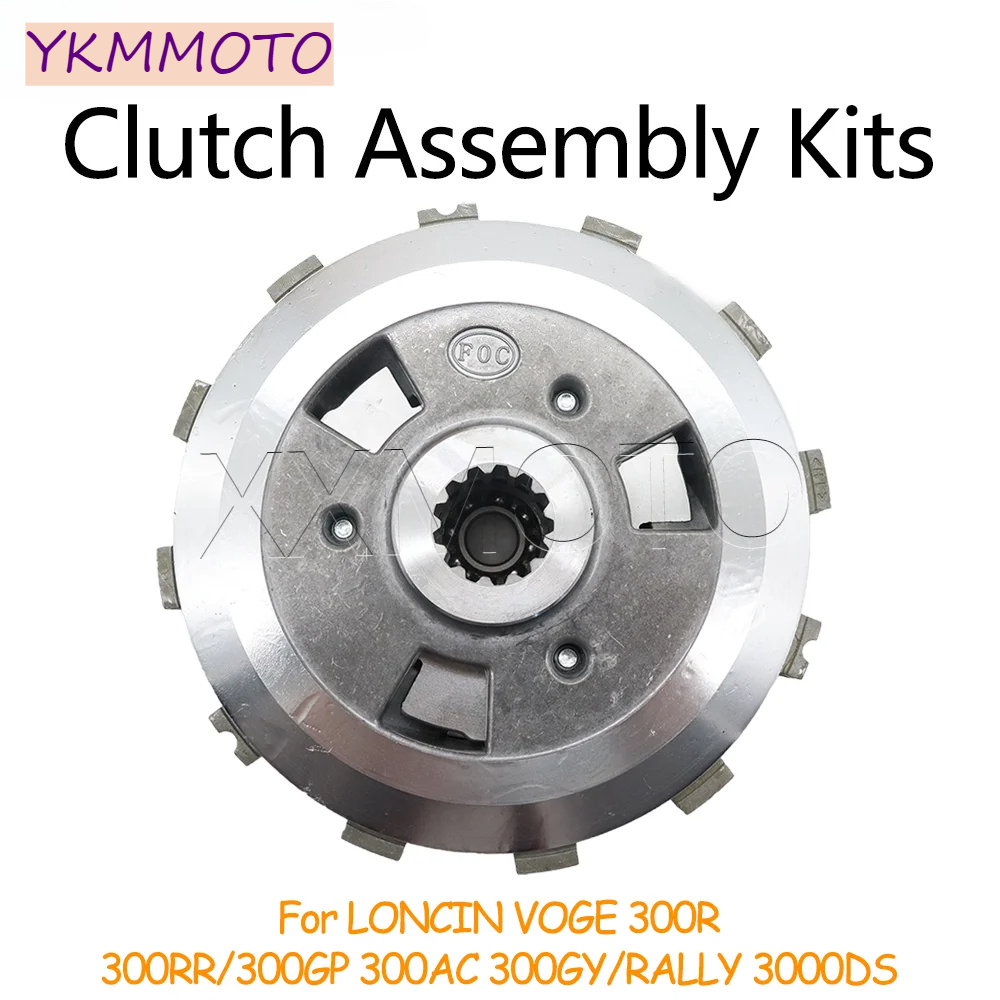 Cho LONCIN voge 300R 300rr 300gp 300ac 300gy cuộc Biểu tình 3000ds 300 r RR GP DS GY xe máy trượt ly hợp tấm lắp ráp trống Bộ dụng cụ