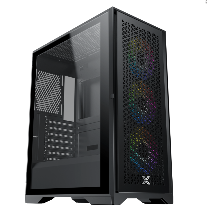 Vỏ máy tính. Case Xigmatek LUX S 3FX (MATX/ 3 fan RGB)