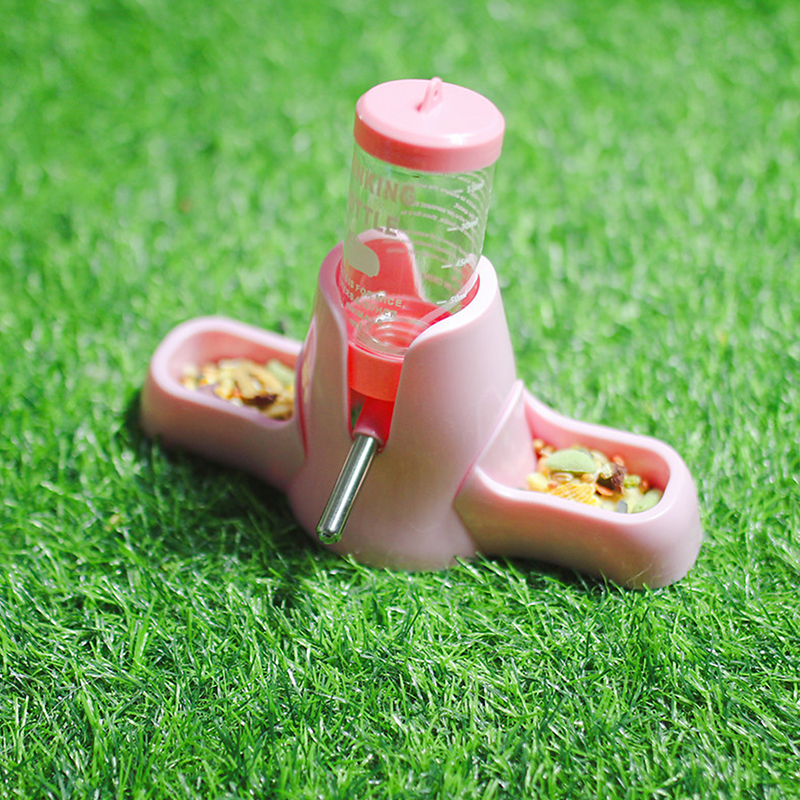 [HUSTOM] COD Hamster chai nước động vật nhỏ phụ kiện tự động cho ăn thiết bị thực phẩm container Pet uống chai - 6