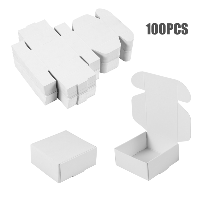 100Pcs Kraft Paper Box Nice Kraft Box Packaging Box Small Size