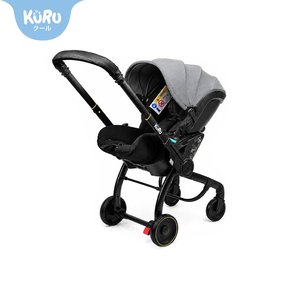 KURU EVO MAX Stroller Bayi 2in1 Travel System Cabin Size Kereta Bayi Newborn Baby Stroller Car Seat