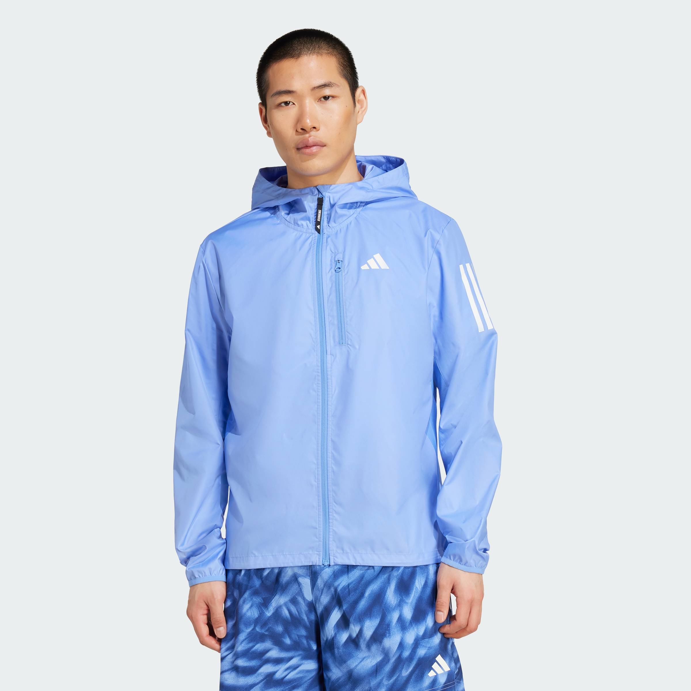 [CHỈ 11-12.10-MUA 3 GIẢM 40%] adidas Chạy Áo Khoác Own The Run Nam Màu xanh da trời JX2249